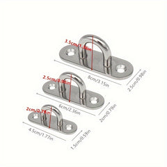 Heavy Duty Stainless Steel Pad Eye for Yoga Hammock Swing