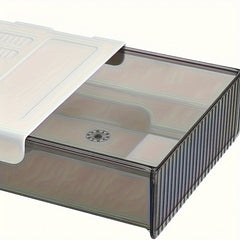 Medium Under Desk Drawer Organizer Clear Plastic Drawer For Office School Home