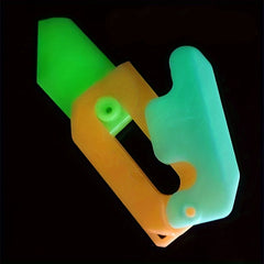 3D Luminous Radish Decompression Toy - Stress Relief Small Toy