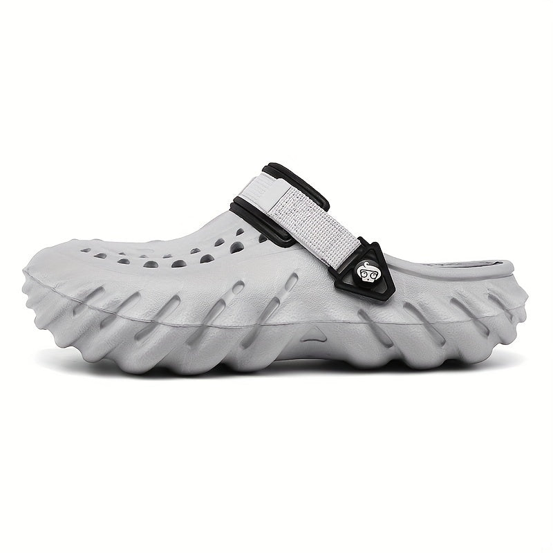 Men's Slip On Breathable Clog Sandals Casual Outdoor Cut Out Walking Shoes