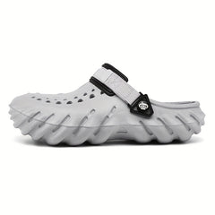Men's Slip On Breathable Clog Sandals Casual Outdoor Cut Out Walking Shoes