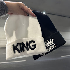 Knitted Beanie Hat Men Women Casual Winter Beanie