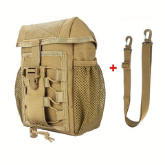 Bicycle Front Frame Bag with Tactical Molle Pouch