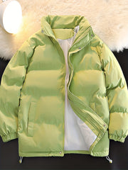 Men's Thickened Cotton Padded Jacket Lamb Fleece Warm Coat Winter