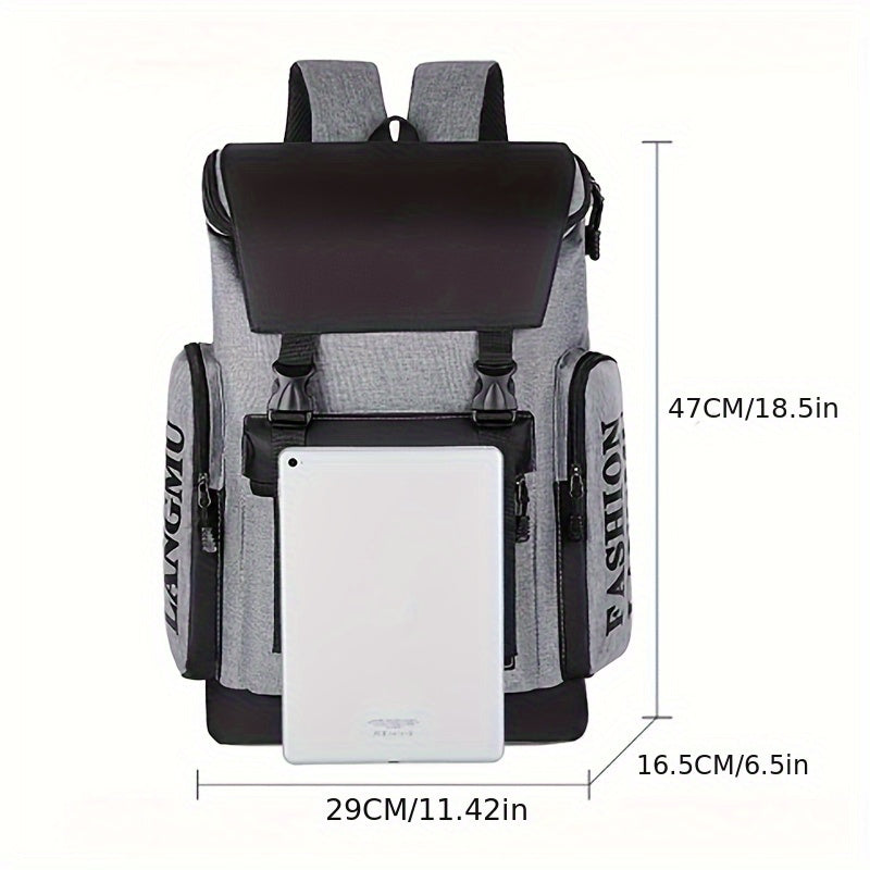 Functional Casual Backpack Large Capacity Anti Theft Laptop Bag