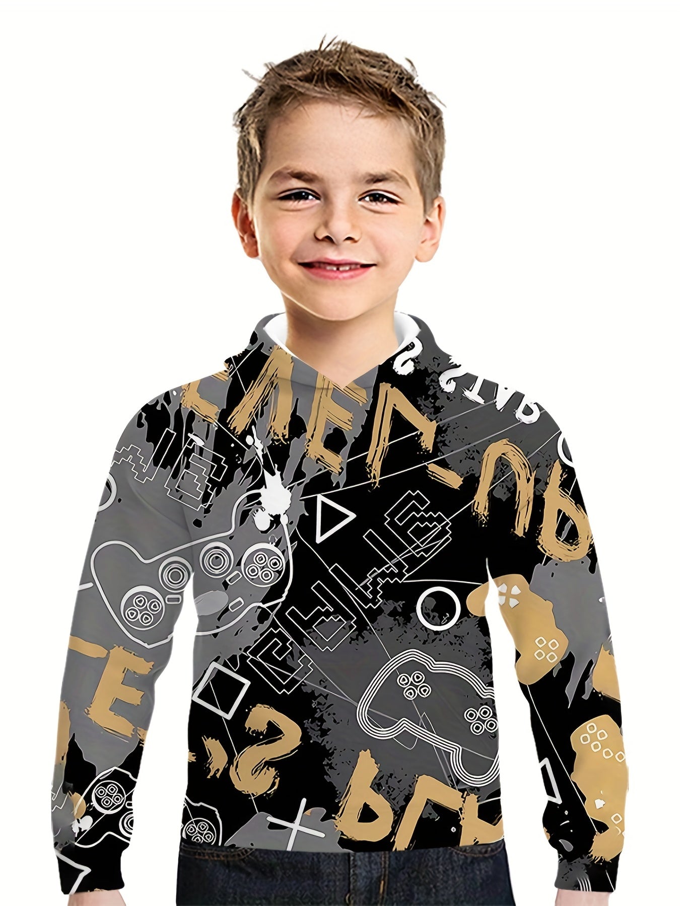 Boy's Graphic Hoodie 3D Print Sweatshirt