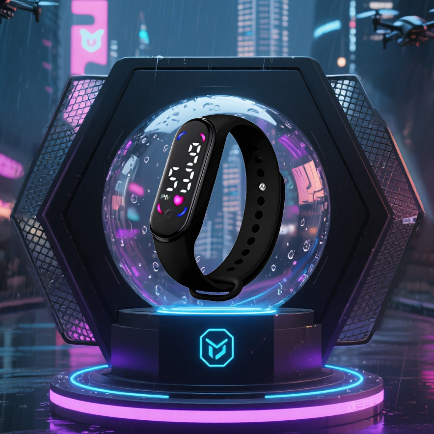 LED Night Light Digital Watch for Students