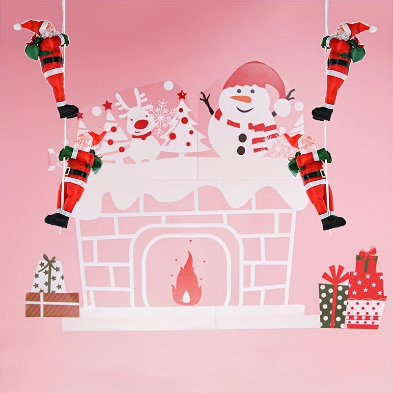 Inflatable Santa Claus Doll Pendant Christmas Tree Decoration