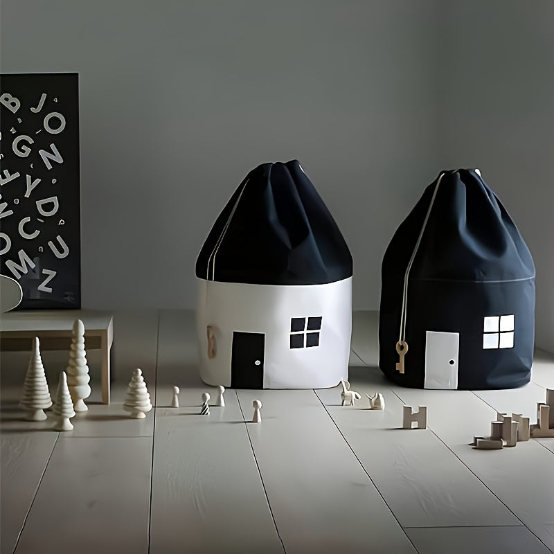 Large Canvas Drawstring Storage Bag