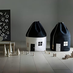 Large Canvas Drawstring Storage Bag