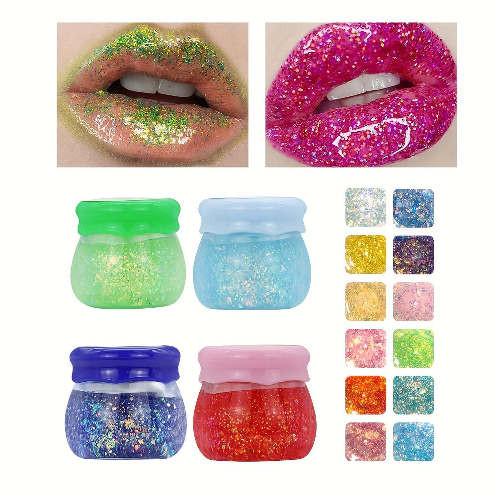 Sequins Lipstick Glitter Long Lasting Lip Gloss