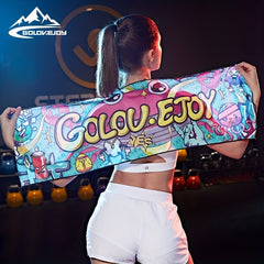 Print Sport Towel Thin Exercise Fitness Shawl Quick Dry Towel