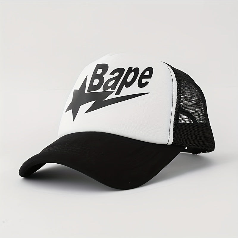 Mesh Trucker Hat Printed Adjustable Golf Dad Hats