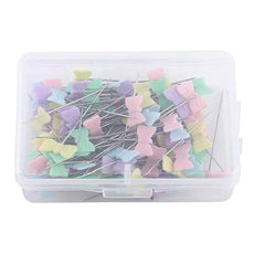 100Pcs Button Head Sewing Pins Multicolor for Quilting DIY Craft