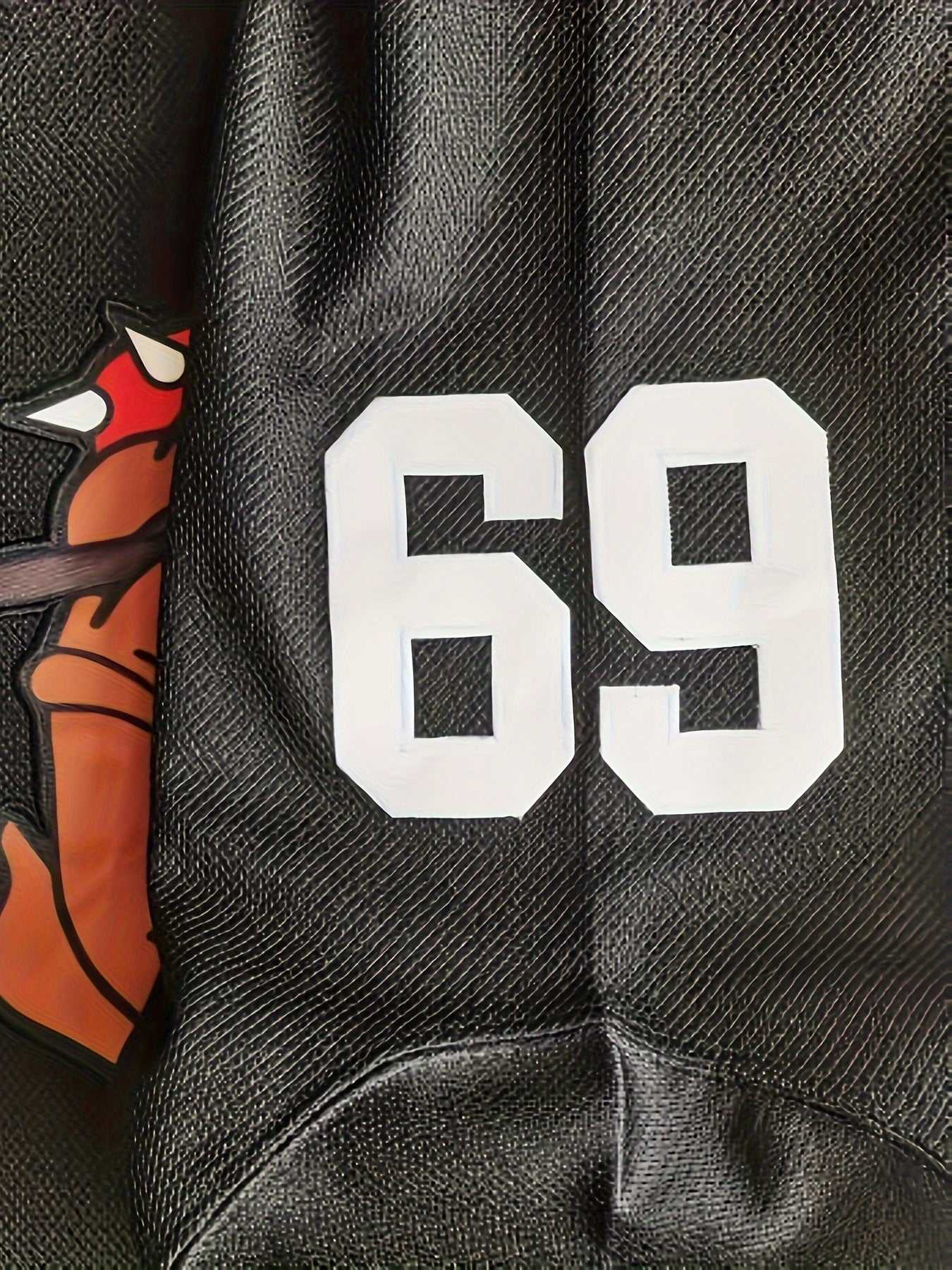 Men's Dog Pattern Long Sleeve Ice Hockey Jersey