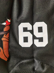 Men's Dog Pattern Long Sleeve Ice Hockey Jersey