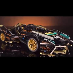 14 Supercar Building Blocks Model High Tech Racing Car Kit