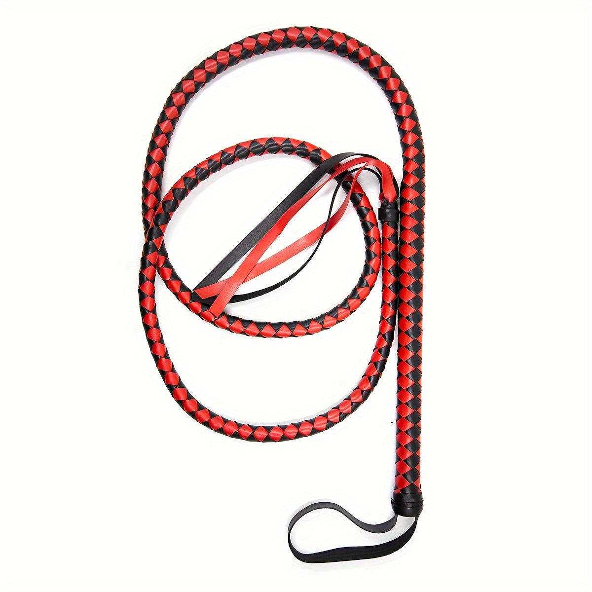 Long Horse Whip Thickened PU Leather for Equestrian Training