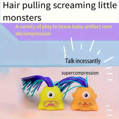 1pc Scream Little Monster Decompression Venting Strange Small Toy Halloween Gift