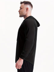 Men's Loose Sports Hoodie Fast Dry Hooded Sweater
