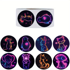 500pcs Love Animal Vinyl Stickers for Phones Laptops Bottles