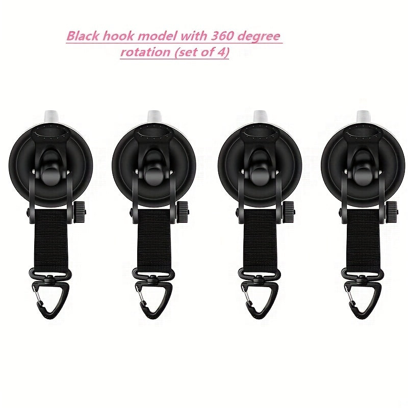 4pcs Rotatable Car Mounts for Outdoor Camping
