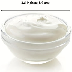 6pcs Glass Round Bowl Mini Meal Preparation Bowl Stackable Utensils Bowl