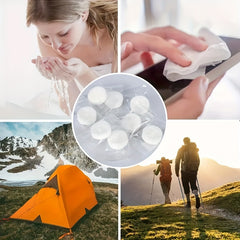 50pcs Compressed Bath Towel for Outdoor Camping & Travel