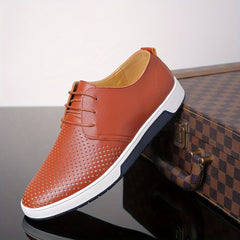 Men's Hollow Out Casual Oxfords Shoes Lightweight Walking Sneakers