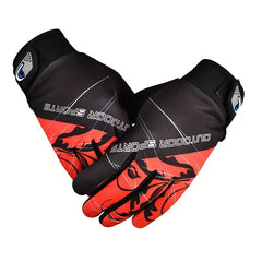Men's Cycling Fitness Gloves Full Finger Non Slip Breathable Comfortable