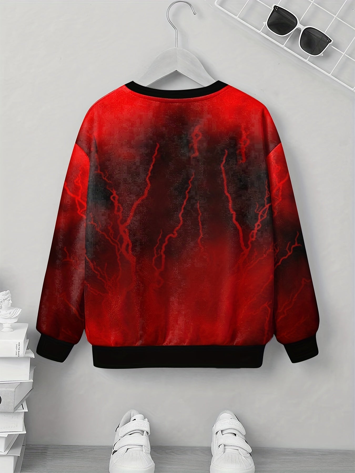 Teens 3D Print Sweatshirt Kids Casual Pullover Street Wear