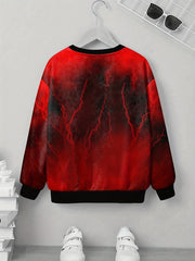 Teens 3D Print Sweatshirt Kids Casual Pullover Street Wear