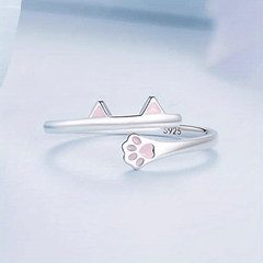 Cat Paw Ring Holiday Party Girls Accessories
