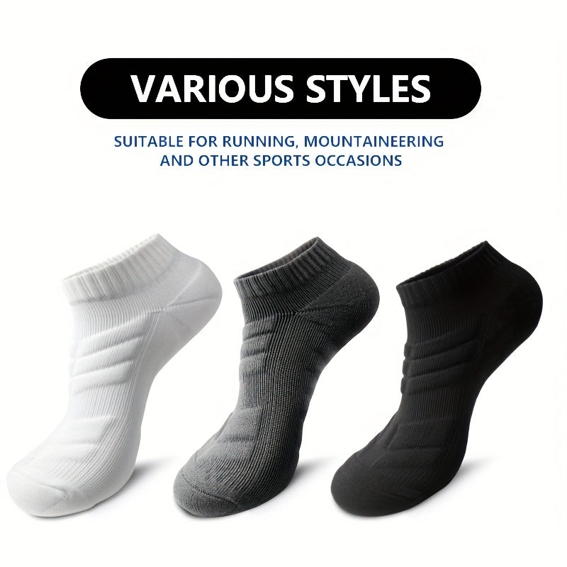 4 Pairs Cushioned Compression Socks for Running Cycling