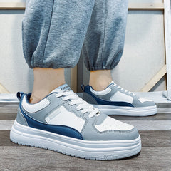 Men's Lace Up Platform Sneakers Skate Shoes