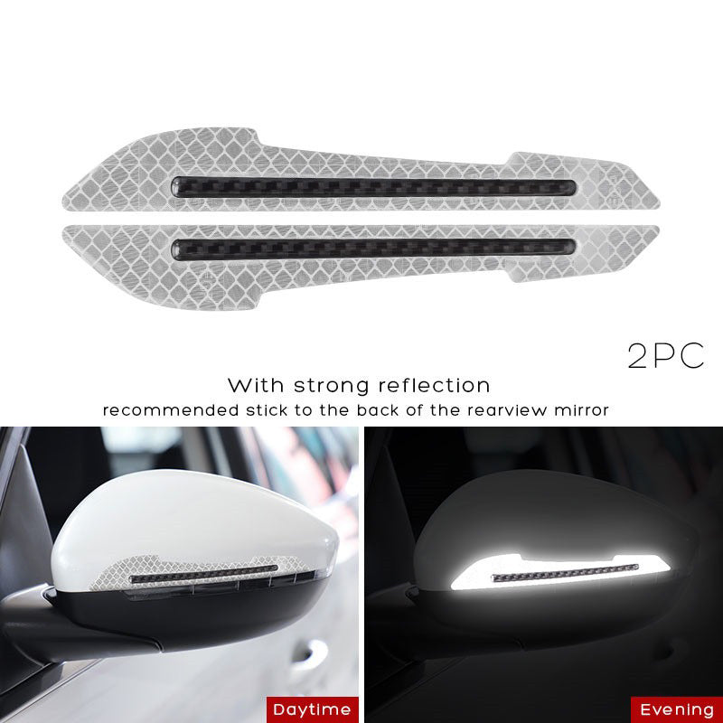 Reflective Side Mirror Stickers for Enhanced Car Safety & Style