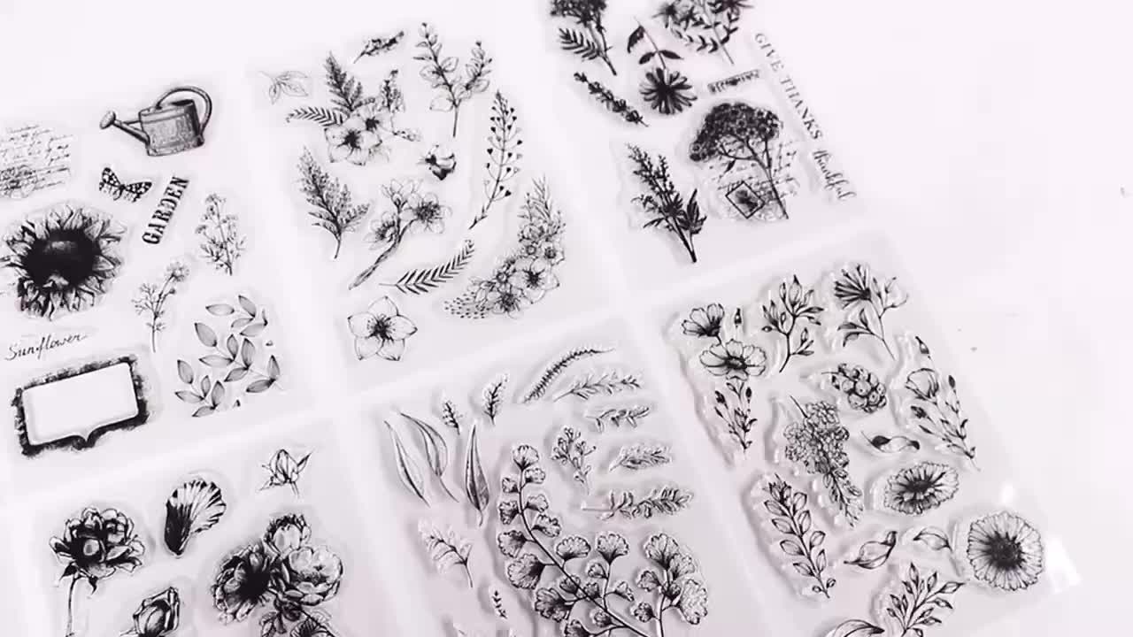 Clear Silicone Animal Stamps for Scrapbooking, Card Making