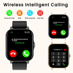 1.83" Full Screen Smartwatch Touch Display Supports Call Answering Dialing