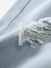 Men's Ripped Jeans Casual Street Washed Denim Pants