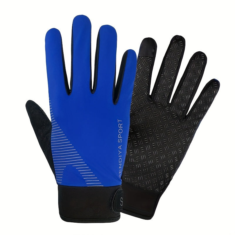 Summer Quick-dry Non-slip Touch Screen Full-finger Gloves