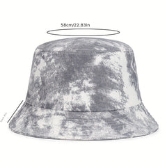 1pc Cotton Bucket Hat Double sided Sun Hat For Men Women Daily Shopping