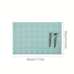 Plastic Placemats Heat Insulation Place Mats for Kitchen Table