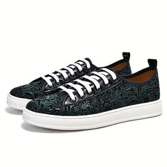 Men's Graffiti Lace Up Skate Shoes Lightweight