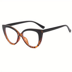 Light Blocking TR90 Cat Eye Clear Lens Computer Glasses