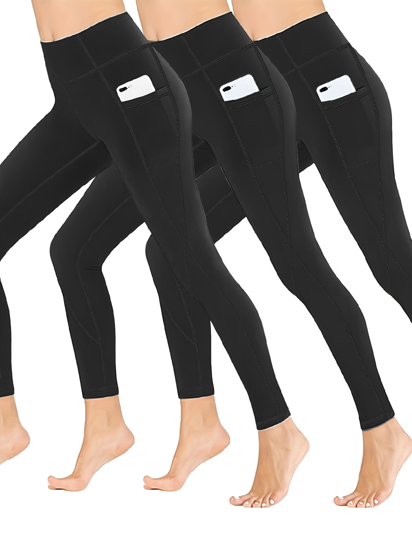 High Waist Yoga Pants for Women Slimming Running Leggings