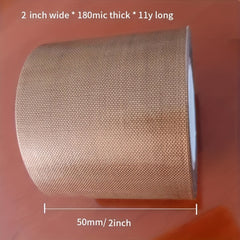 High Temp Teflon Tape 300C PTFE Cloth Heat Insulation Adhesive Strips