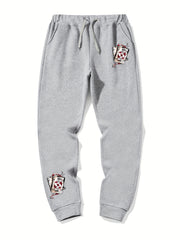 Men's Drawstring Sweatpants With Pockets Loose Casual Jogger Pants