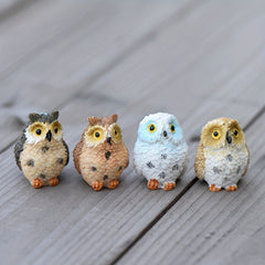 Owl Statue Garden Lawn Patio Outdoor Decor