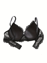 Lace Push Up Bra Comfortable & Breathable Women's Intimates