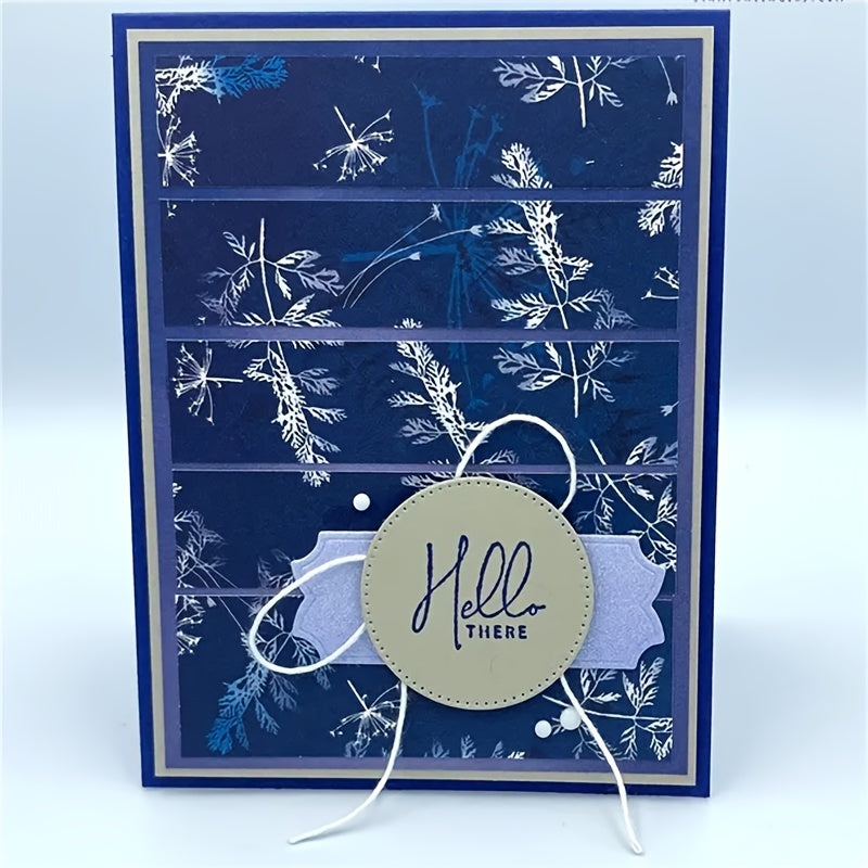 Leaf Metal Cutting Dies & Stamps Set for Scrapbooking